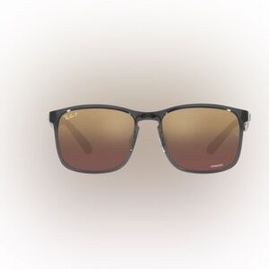 Ray-Ban Black Frame with Brown Lenses Sunglasses